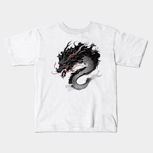 black dragon Kids T-Shirt